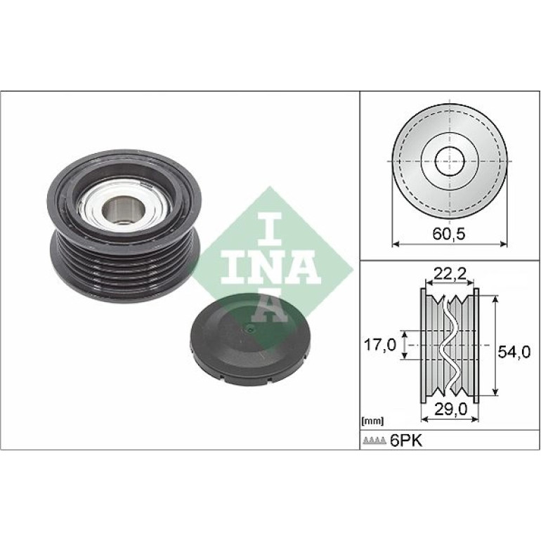 Umlenk-/Führungsrolle, Keilrippenriemen 532 0854 10