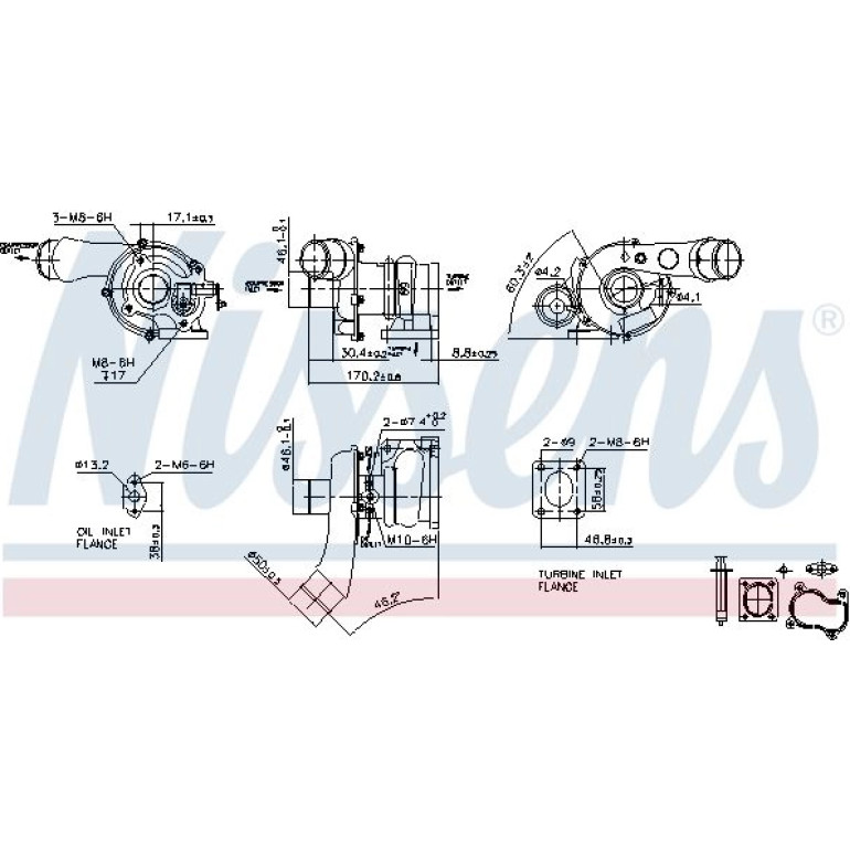 Nissens Turbolader 93101