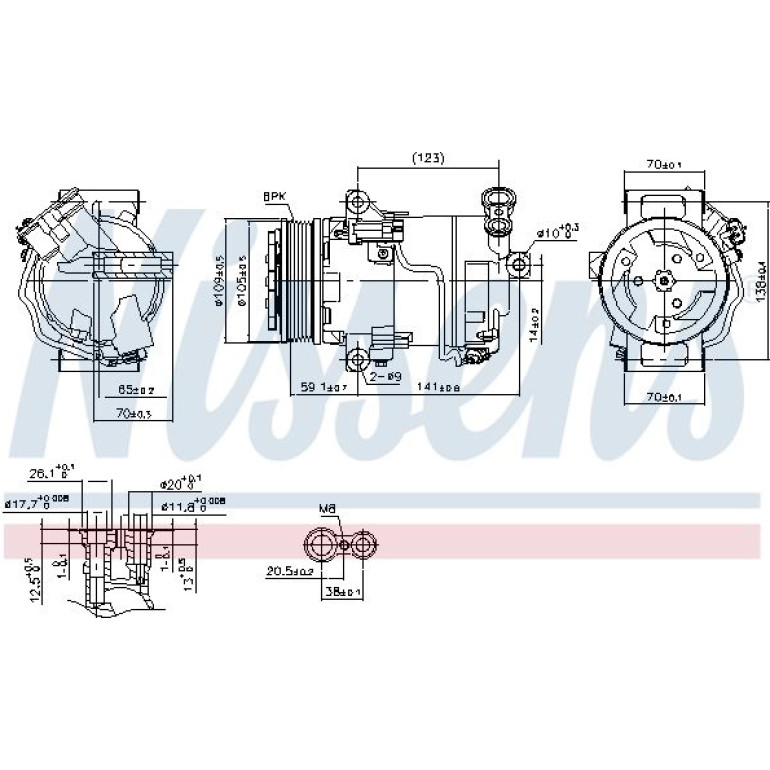 Kompressor, Klimaanlage 890006