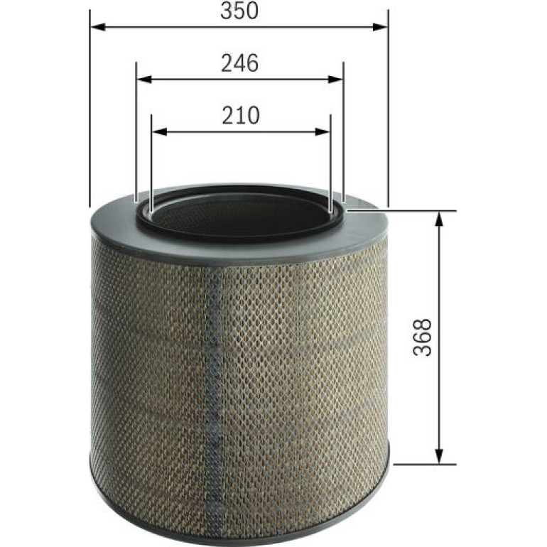 BOSCH F 026 400 280 Luftfilter BOSCH F 026 400 280 Luftfilter