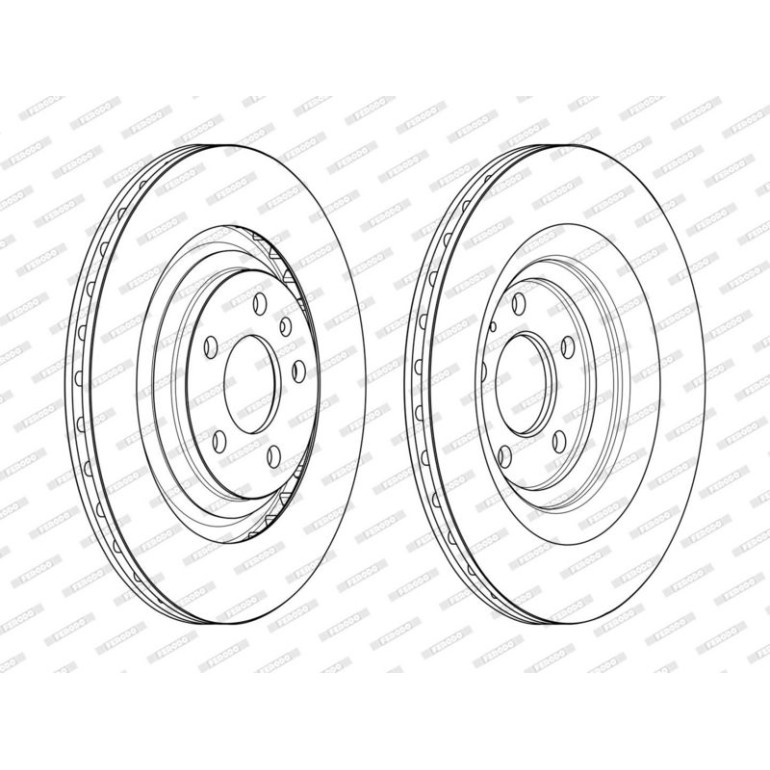 Bremsscheibe DDF2546C