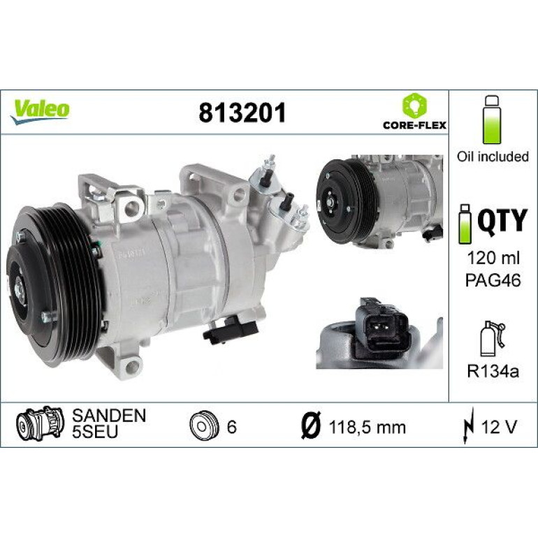 Kompressor, Klimaanlage 813201