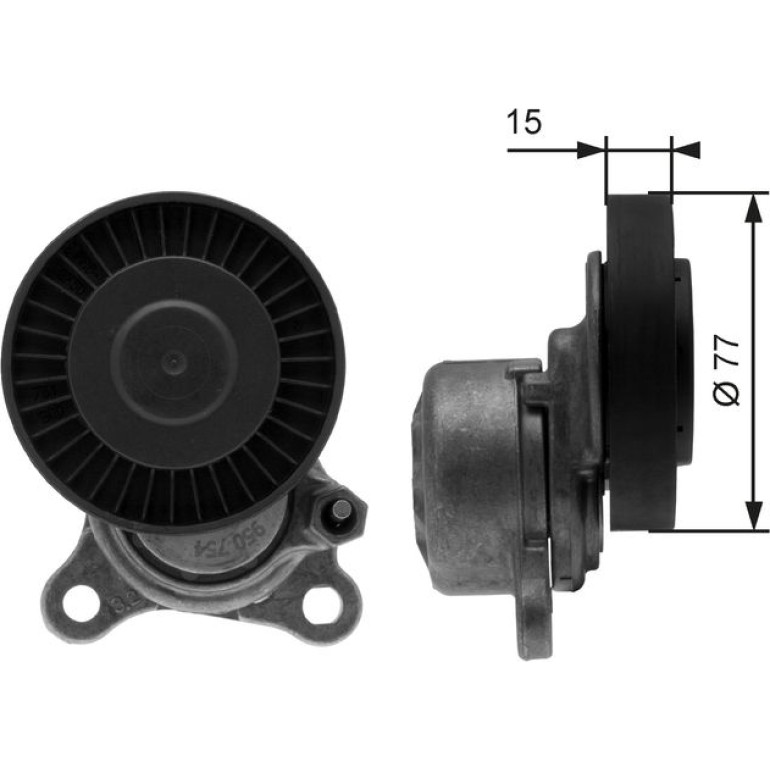 Riemenspanner, Keilrippenriemen T38441 Riemenspanner, Keilrippenriemen T38441