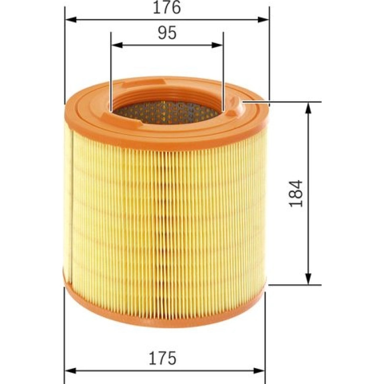 BOSCH F 026 400 183 Luftfilter BOSCH F 026 400 183 Luftfilter