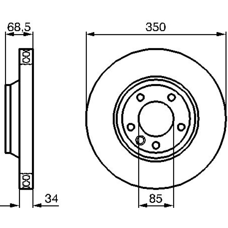 Bremsscheibe 0 986 479 249 Bremsscheibe 0 986 479 249