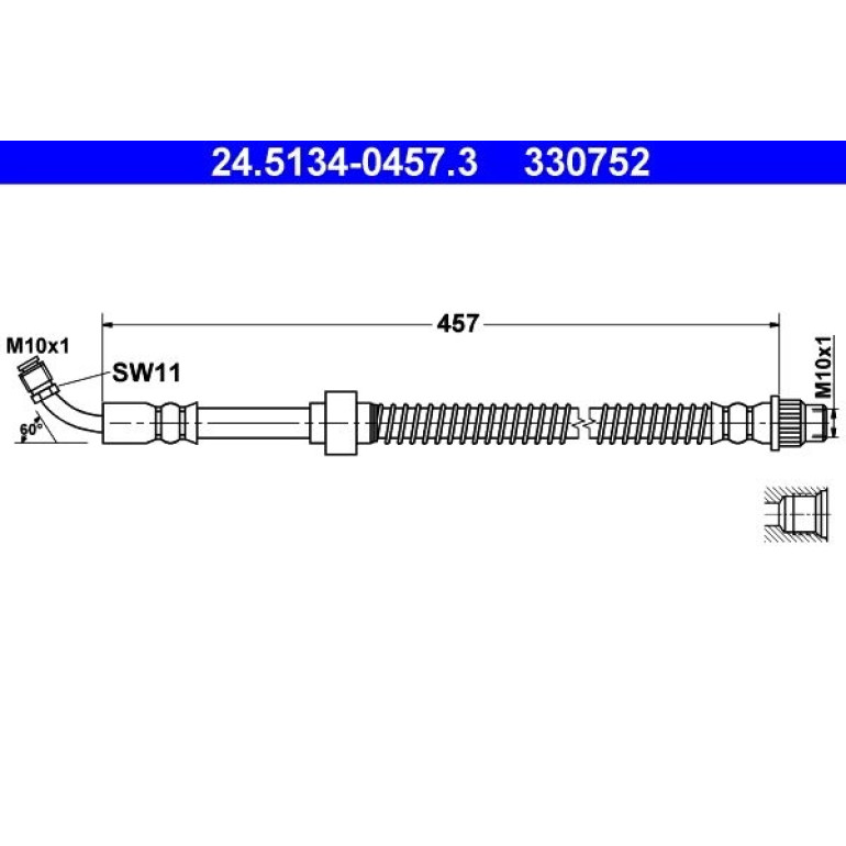 Bremsschlauch 24.5134-0457.3