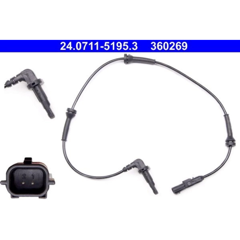 Sensor, Raddrehzahl 24.0711-5195.3 Sensor, Raddrehzahl 24.0711-5195.3