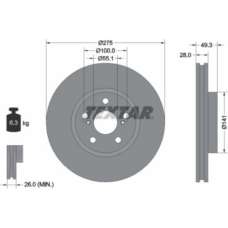 Bremsscheibe 92142003
