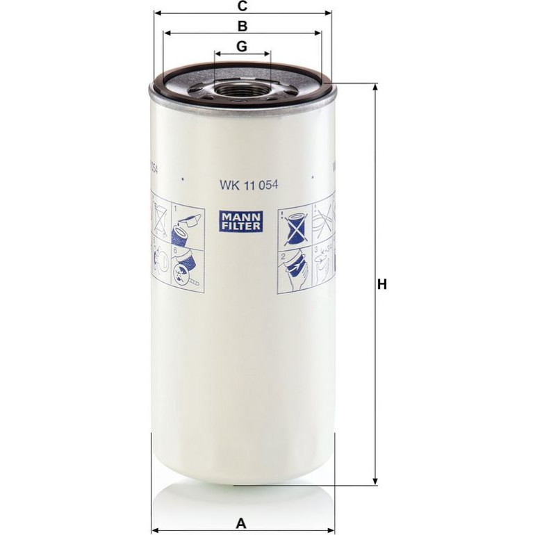 Kraftstofffilter WK 11 054 Kraftstofffilter WK 11 054