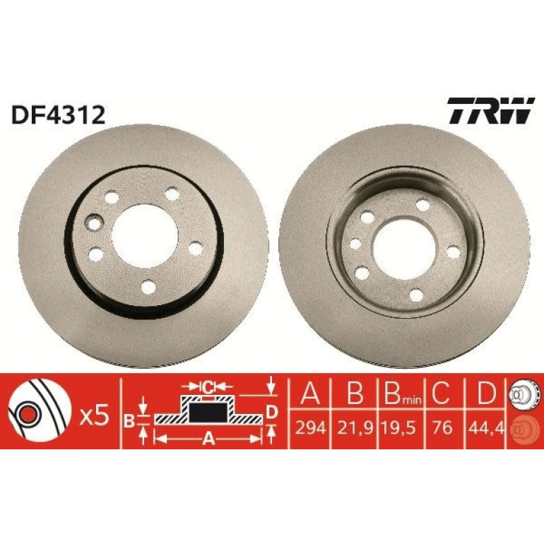 Bremsscheibe DF4312