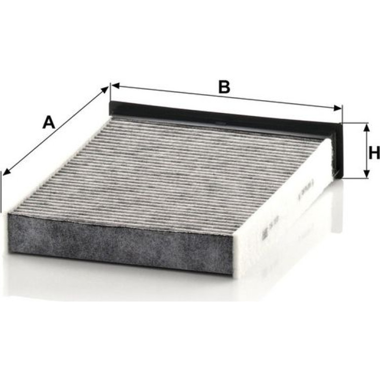MANN-FILTER CUK 2316 Innenraumfilter, Aktivkohlefilter MANN-FILTER CUK 2316 Innenraumfilter, Aktivkohlefilter