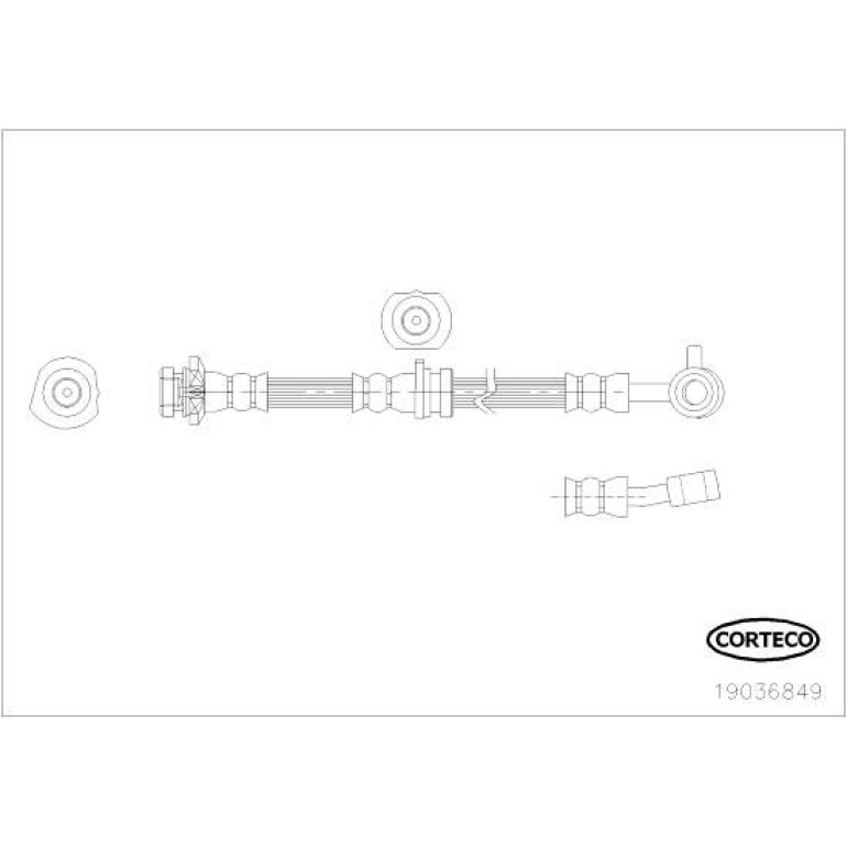 Bremsschlauch 19036849
