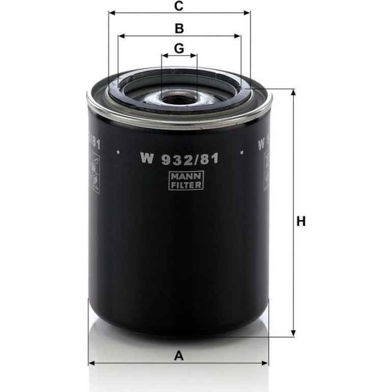 Ölfilter W 932/81 Ölfilter W 932/81