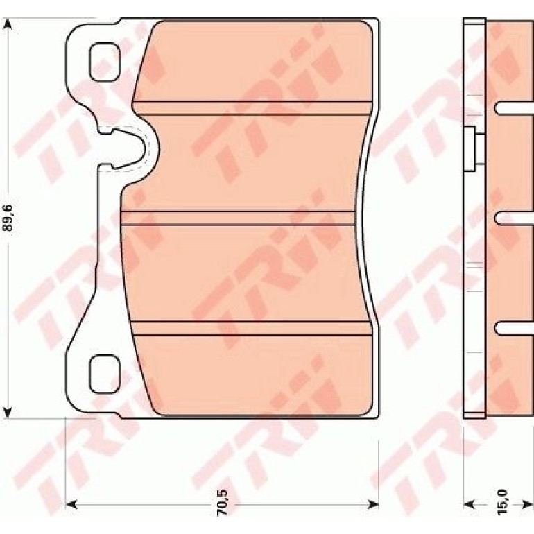 Bremsbelagsatz, Scheibenbremse GDB270 Bremsbelagsatz, Scheibenbremse GDB270