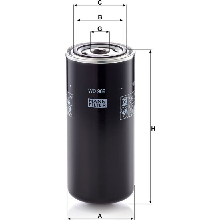 Ölfilter WD 962 Ölfilter WD 962