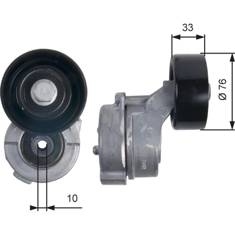 Spannrolle, Keilrippenriemen T39134 Spannrolle, Keilrippenriemen T39134