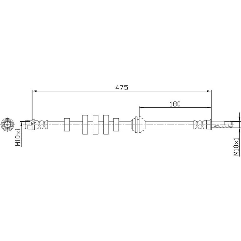 Bremsschlauch 4110447 Bremsschlauch 4110447