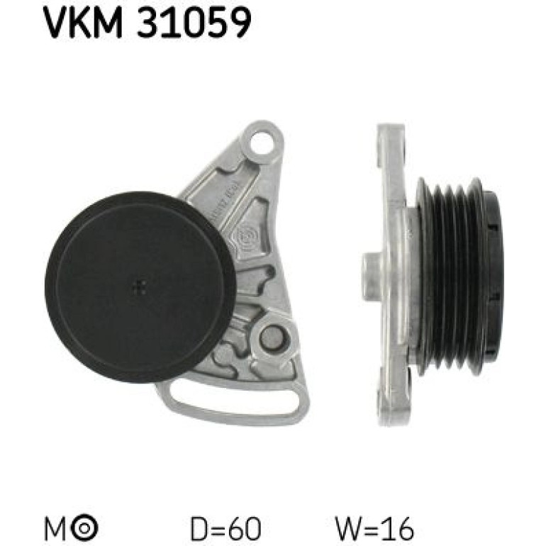Spannrolle, Keilrippenriemen VKM 31059