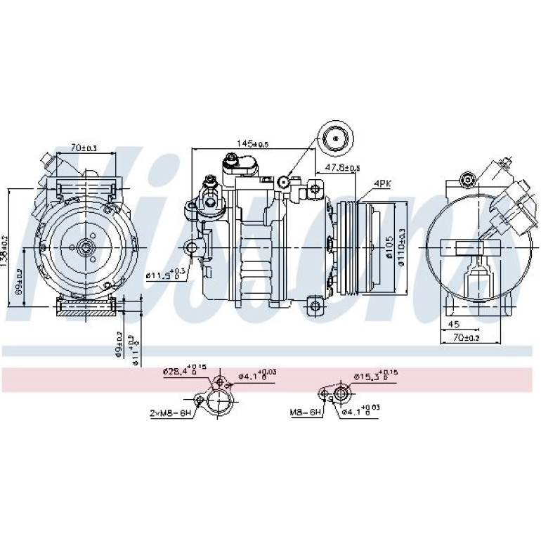 Kompressor, Klimaanlage 89341 Kompressor, Klimaanlage 89341