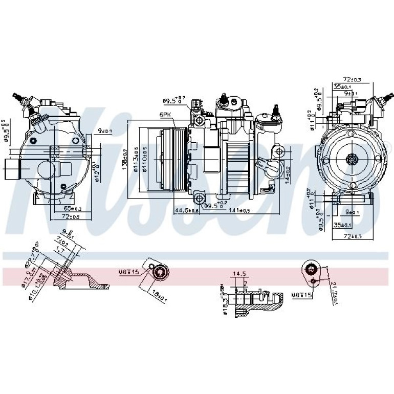 Kompressor, Klimaanlage 890250 Kompressor, Klimaanlage 890250