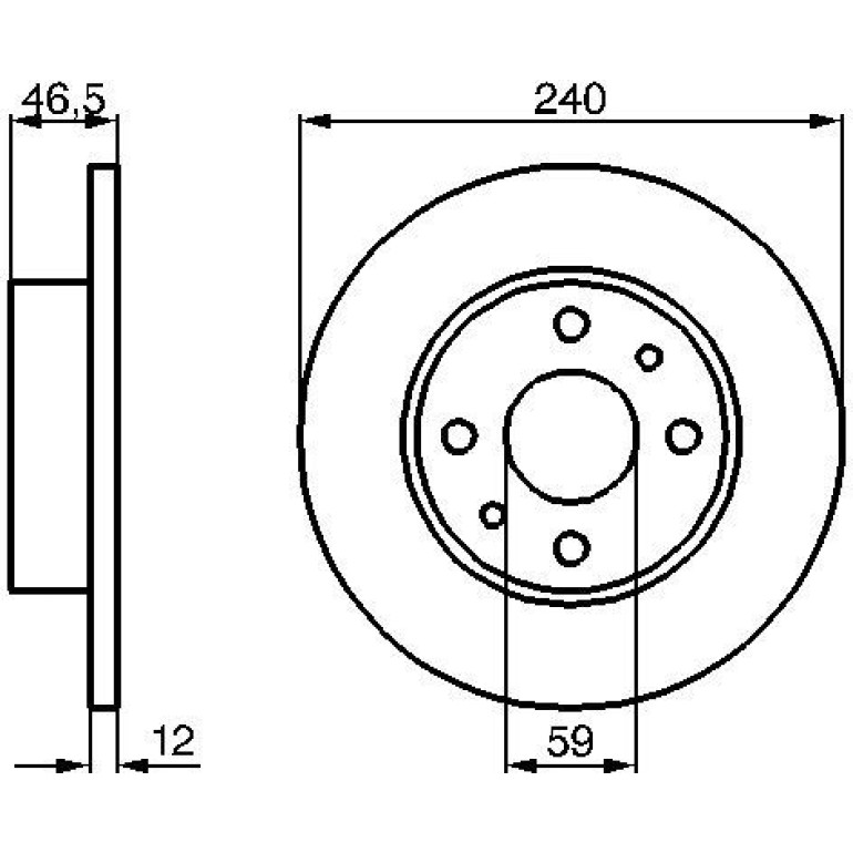 Bremsscheibe 0 986 478 353 Bremsscheibe 0 986 478 353