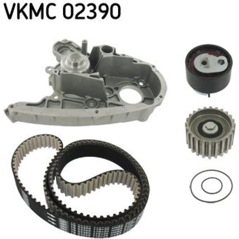 Wasserpumpe + Zahnriemensatz VKMC 02390