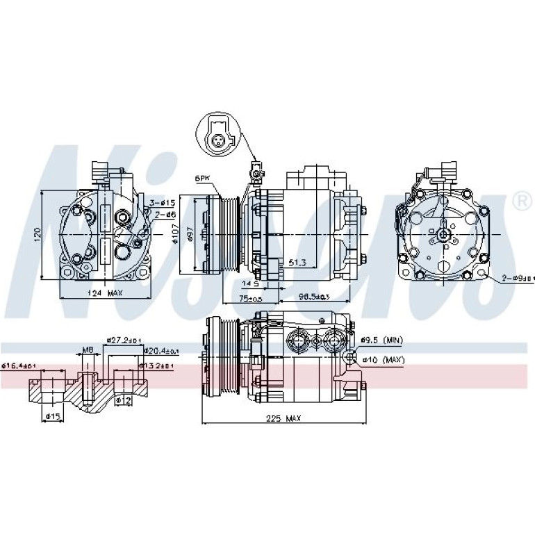 Kompressor, Klimaanlage 89354