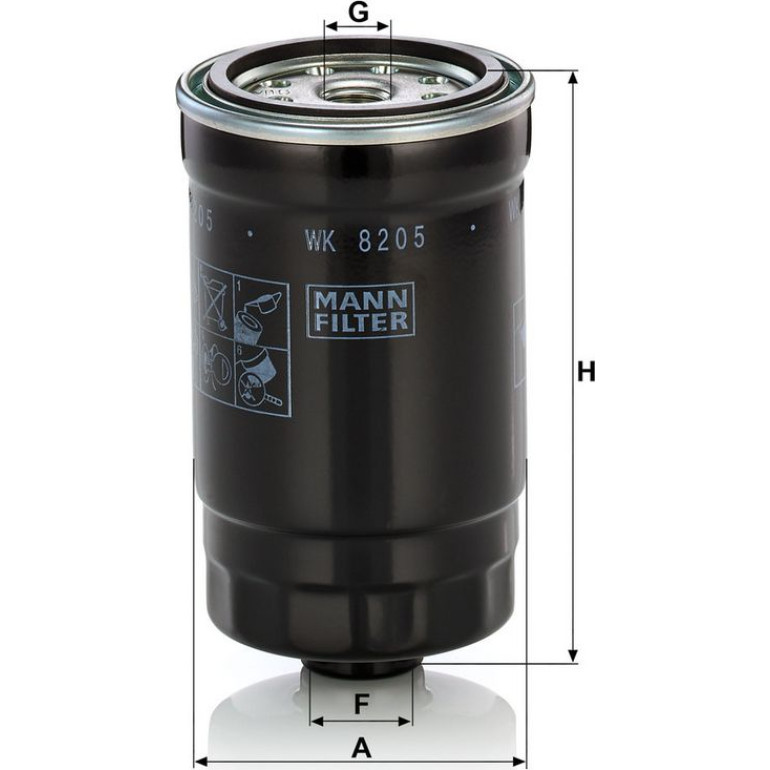 Kraftstofffilter WK 8205