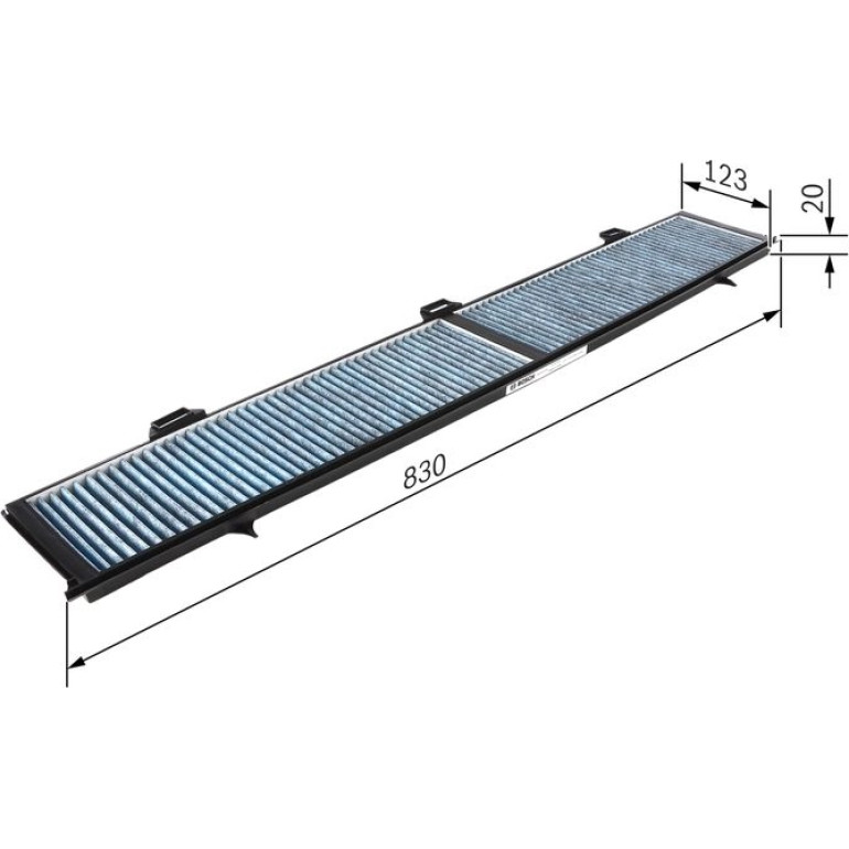 BOSCH 0 986 628 508 Innenraumfilter FILTER+pro BOSCH 0 986 628 508 Innenraumfilter FILTER+pro