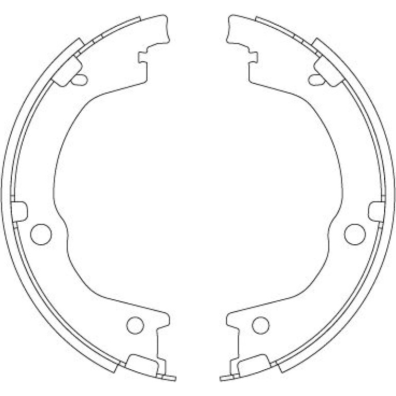 Bremsbackensatz, Feststellbremse GS8829 Bremsbackensatz, Feststellbremse GS8829