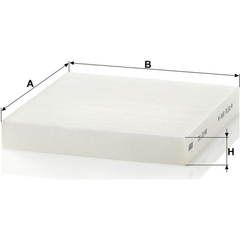 MANN-FILTER CU 2149 Innenraumfilter, Partikelfilter MANN-FILTER CU 2149 Innenraumfilter, Partikelfilter