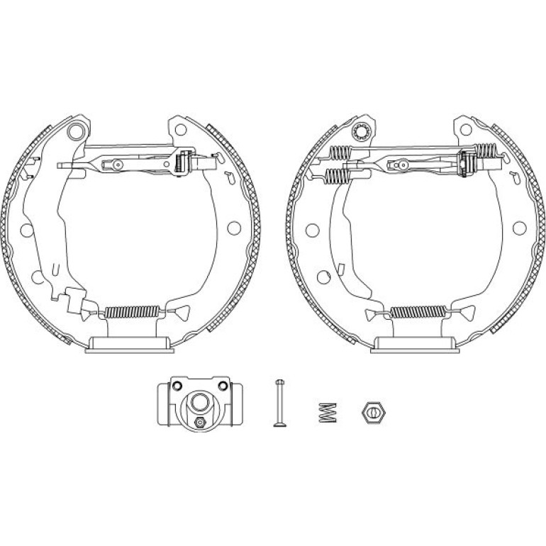 Bremsbackensatz 8DB 355 004-381 Bremsbackensatz 8DB 355 004-381