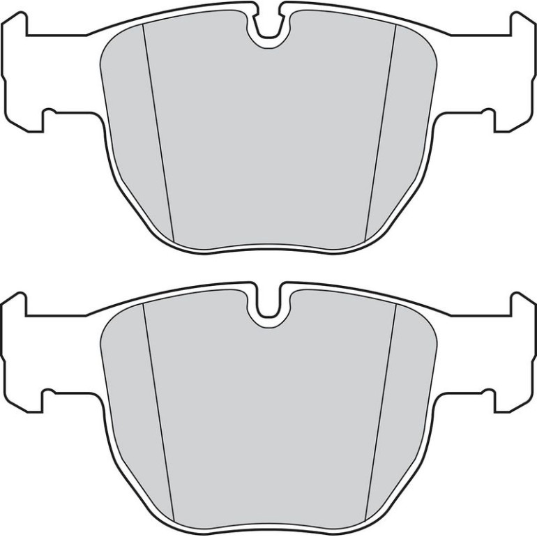 Bremsbelagsatz, Scheibenbremse 302824