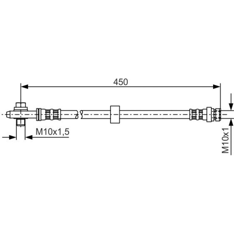Bremsschlauch 1 987 476 648