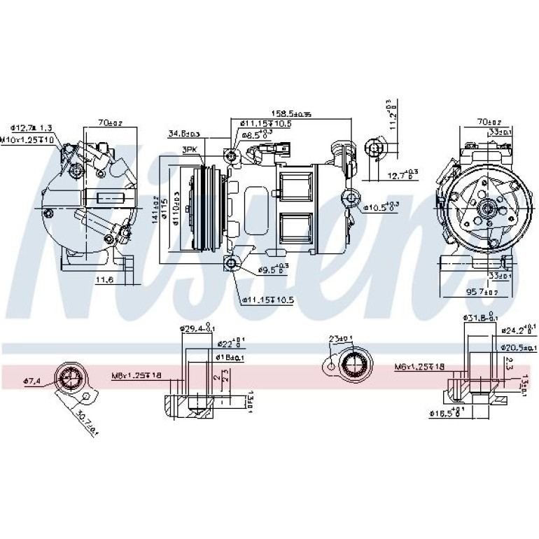 Kompressor, Klimaanlage 890062