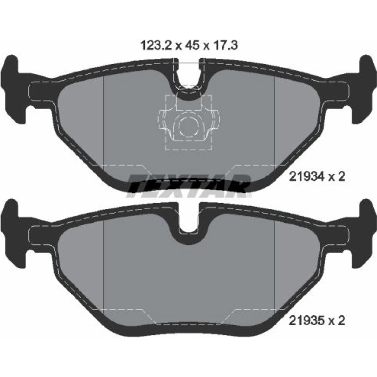 Bremsbelagsatz, Scheibenbremse 2193402 Bremsbelagsatz, Scheibenbremse 2193402