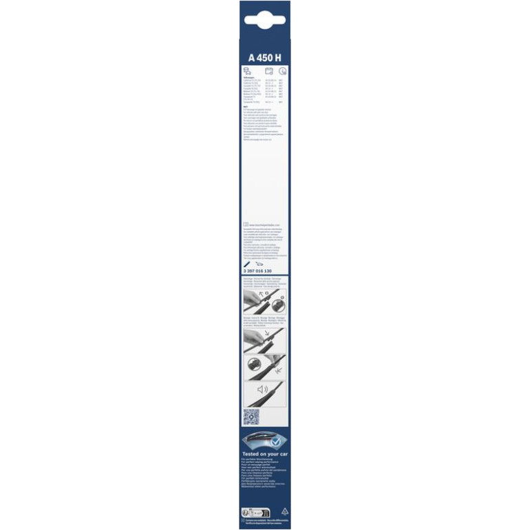 BOSCH A 450 H Scheibenwischer Rear Aerotwin 3 397 016 130 BOSCH A 450 H Scheibenwischer Rear Aerotwin 3 397 016 130