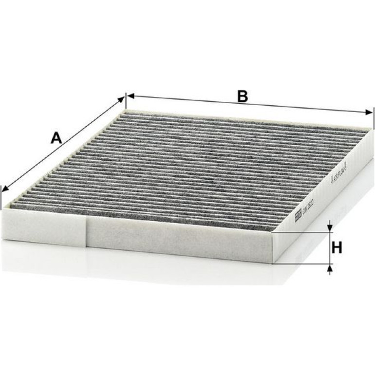 MANN-FILTER CUK 2620 Innenraumfilter, Aktivkohlefilter MANN-FILTER CUK 2620 Innenraumfilter, Aktivkohlefilter
