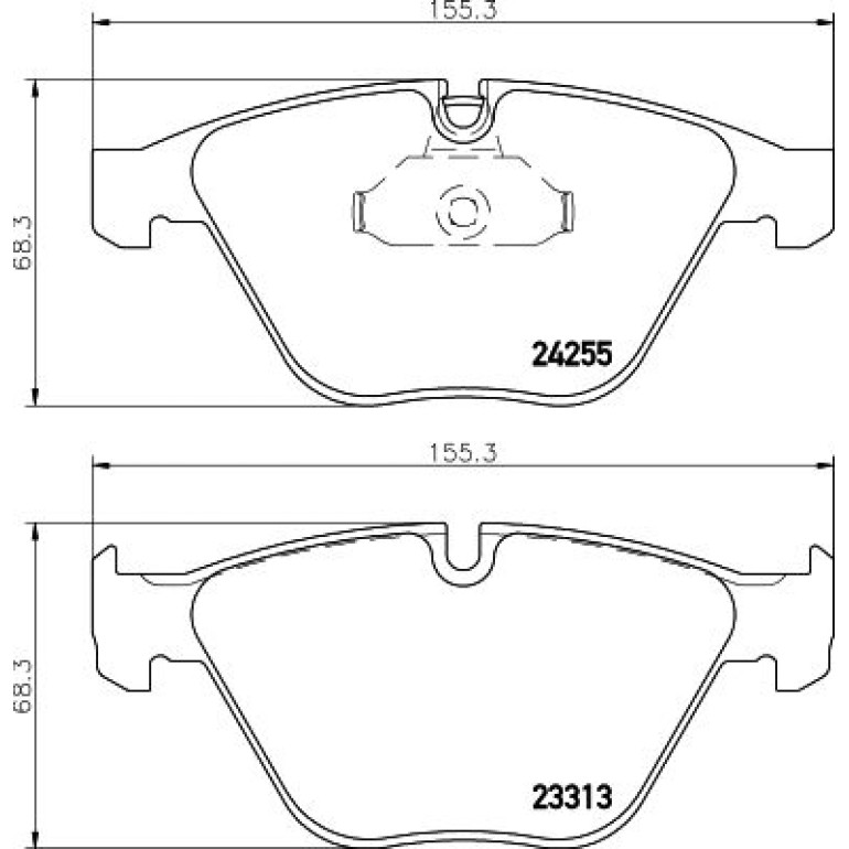 Bremsbelagsatz, Scheibenbremse 8DB 355 013-931 Bremsbelagsatz, Scheibenbremse 8DB 355 013-931