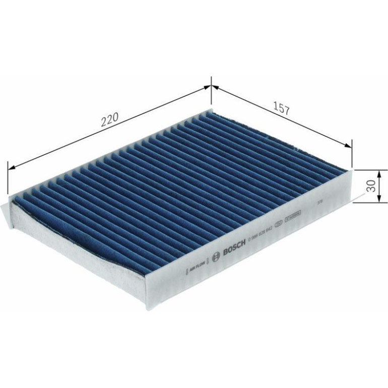 Filter, Innenraumluft 0 986 628 642 Filter, Innenraumluft 0 986 628 642