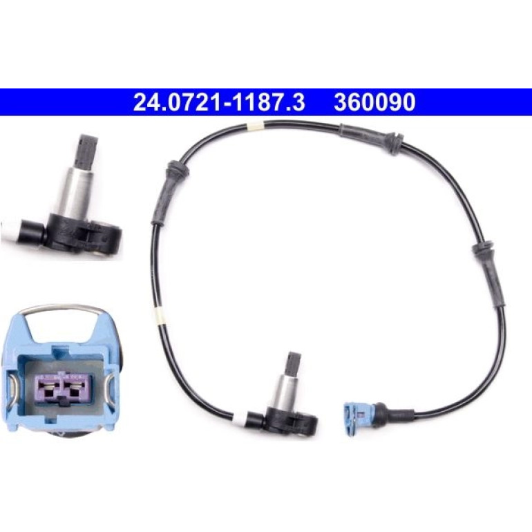 Sensor, Raddrehzahl 24.0721-1187.3 Sensor, Raddrehzahl 24.0721-1187.3