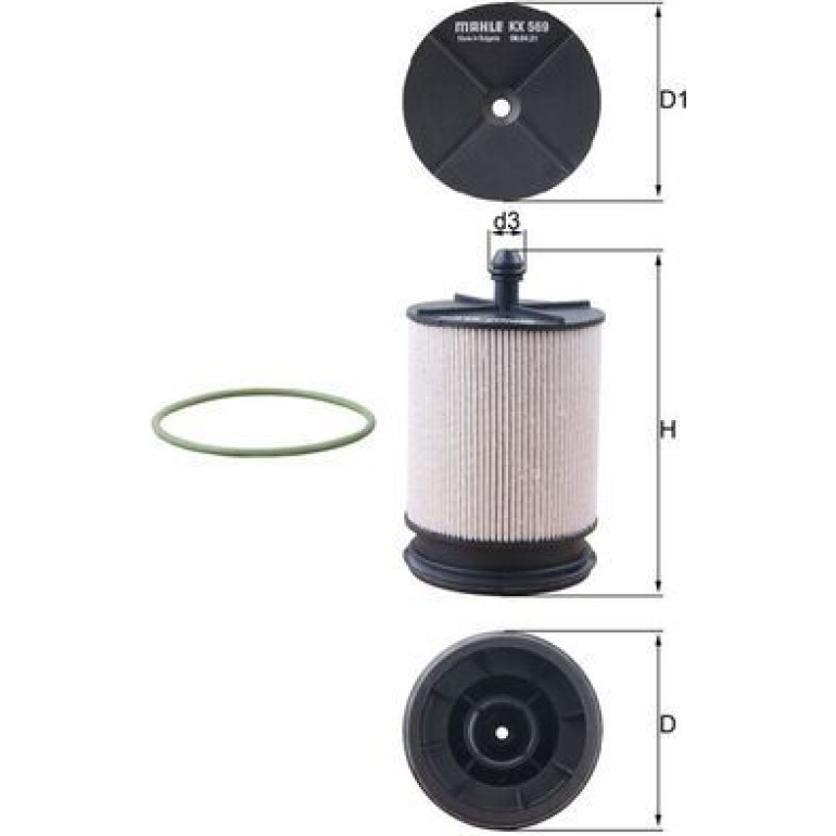 Kraftstofffilter KX 569D