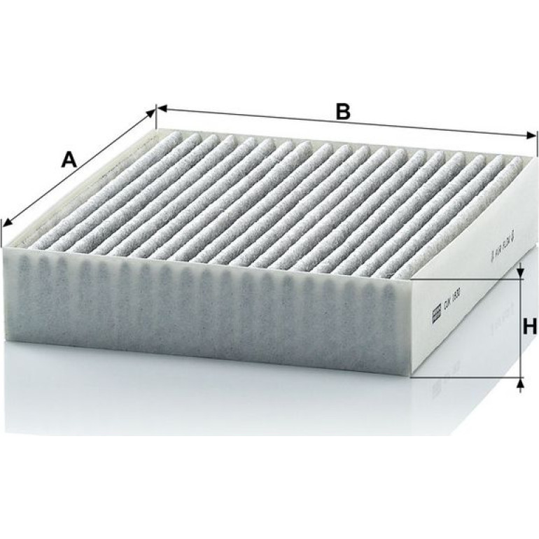 MANN-FILTER CUK 1830 Innenraumfilter, Aktivkohlefilter MANN-FILTER CUK 1830 Innenraumfilter, Aktivkohlefilter
