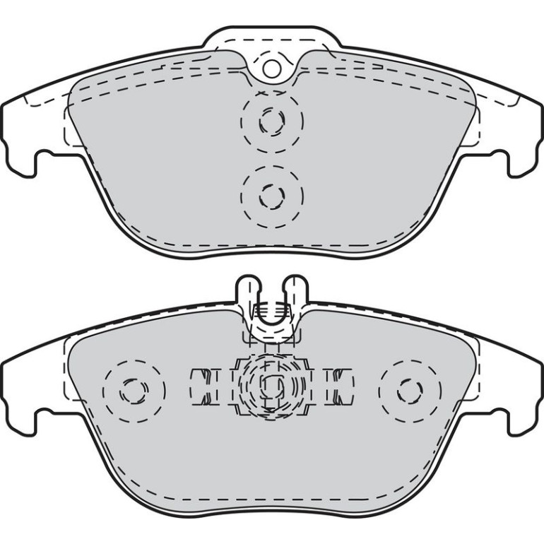 Bremsbelagsatz, Scheibenbremse 302121