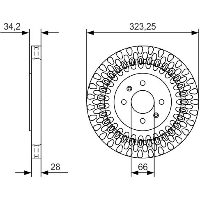 Bremsscheibe 0 986 479 A90 Bremsscheibe 0 986 479 A90