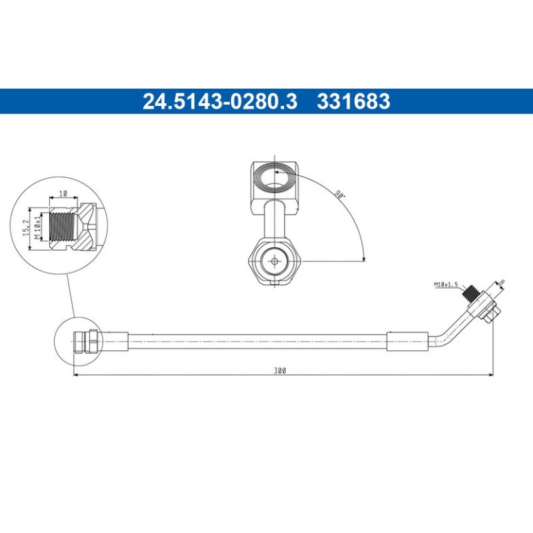 Bremsschlauch 24.5143-0280.3
