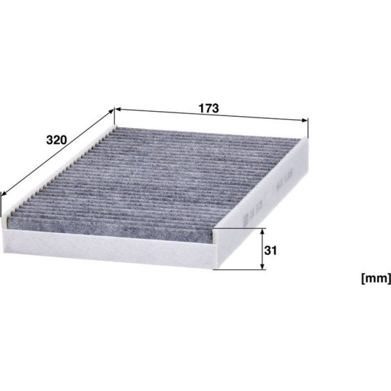 MANN-FILTER CUK 3139 Innenraumfilter, Aktivkohlefilter MANN-FILTER CUK 3139 Innenraumfilter, Aktivkohlefilter