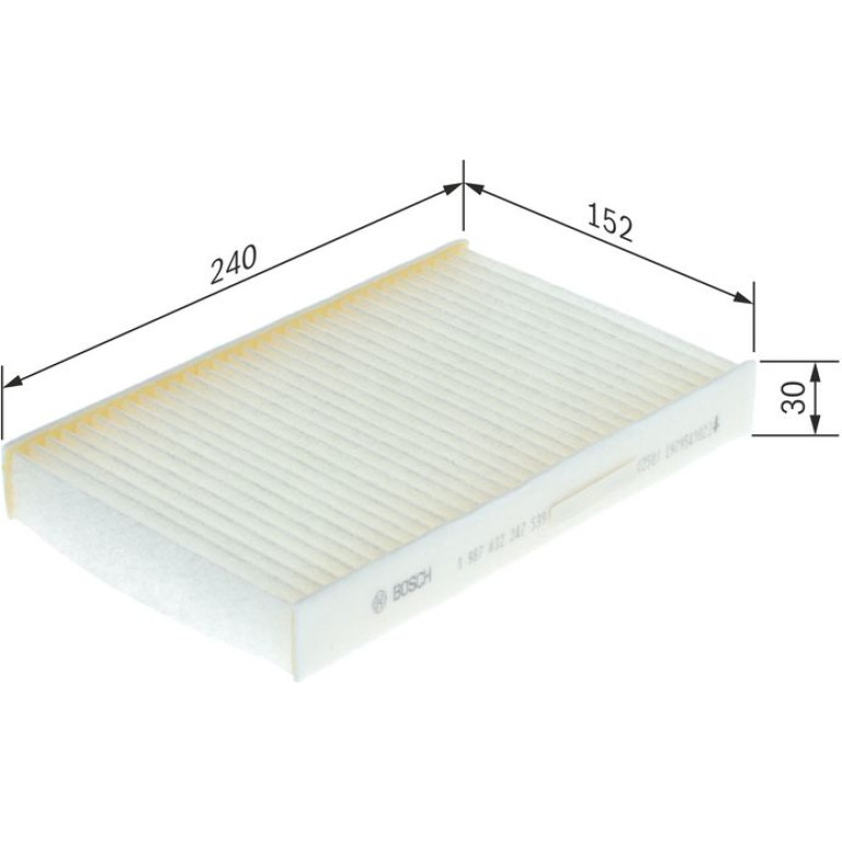 BOSCH 1 987 432 247 Innenraumfilter FILTER+pro