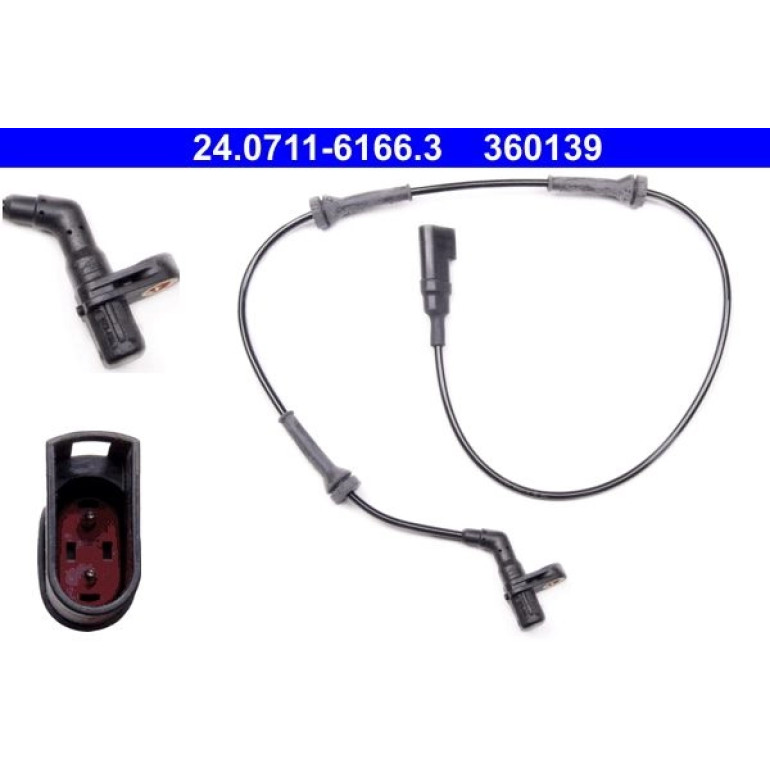 Sensor, Raddrehzahl 24.0711-6166.3 Sensor, Raddrehzahl 24.0711-6166.3