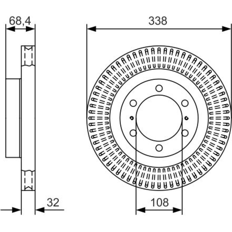 Bremsscheibe 0 986 479 A65 Bremsscheibe 0 986 479 A65